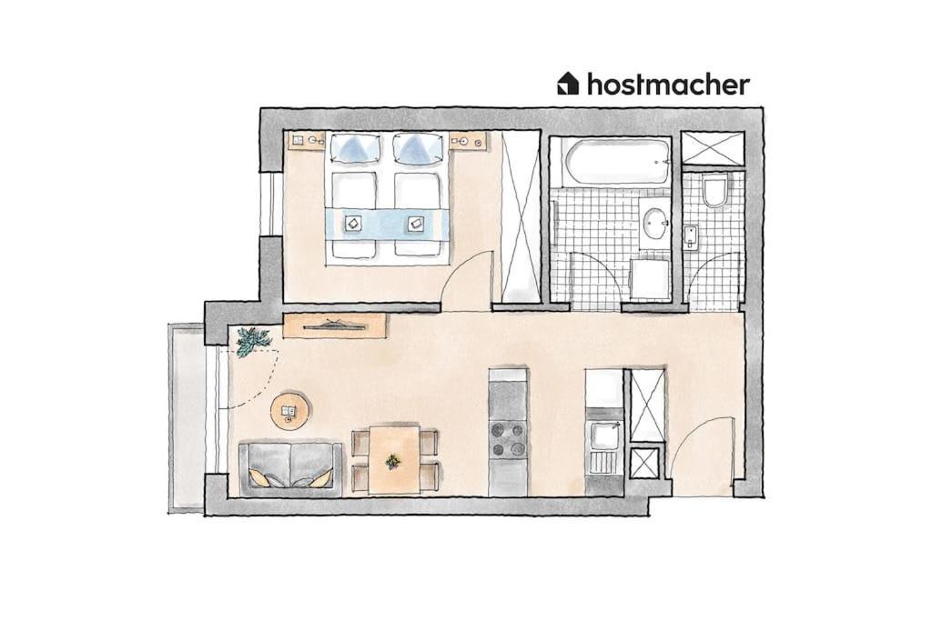 Urban 1Br Retreat, Easy City Link By Hm Viyana Dış mekan fotoğraf